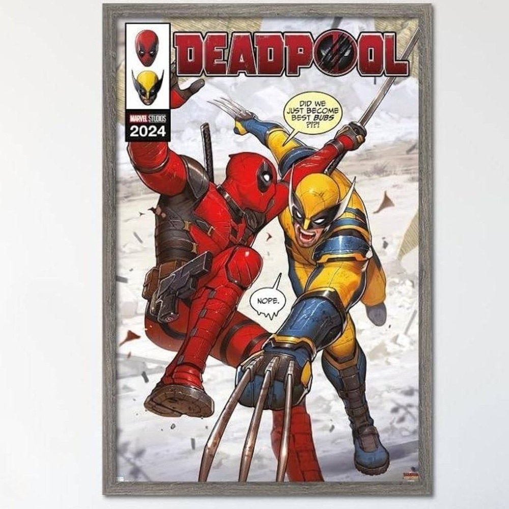Marvel Deadpool & Wolverine Homage Cover #1 Wall Poster 22.375x34 RP24828 NEW